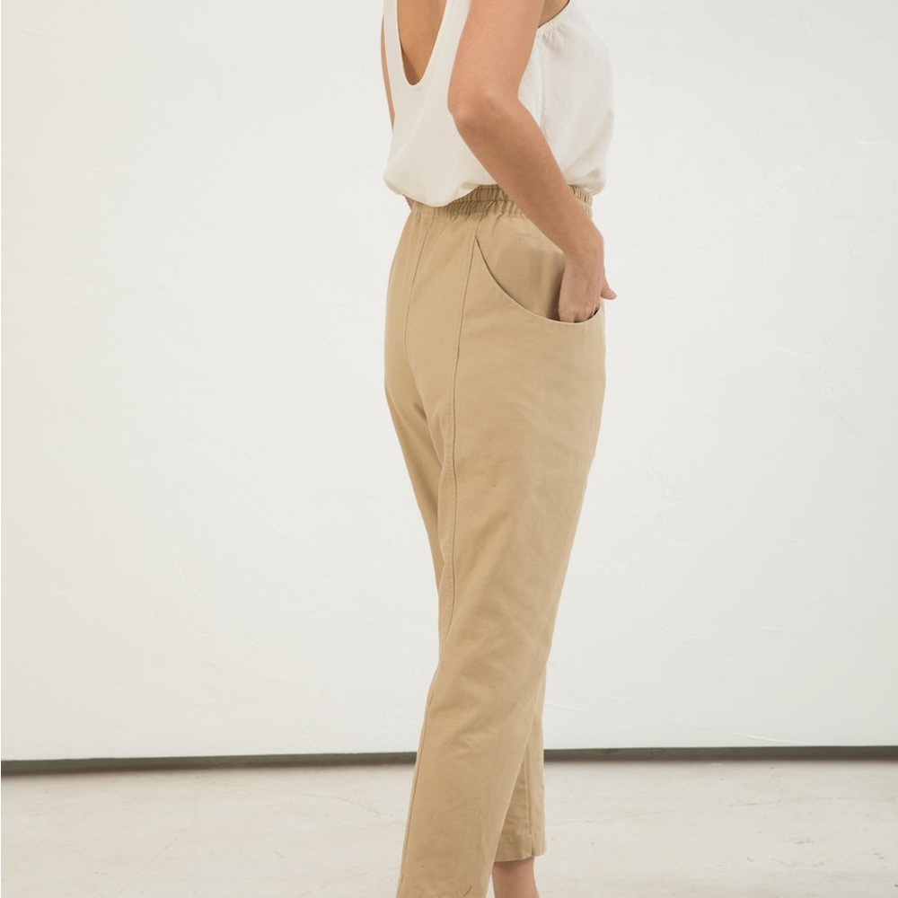 Elizabeth Suzann Clyde Pants in Khaki Like New